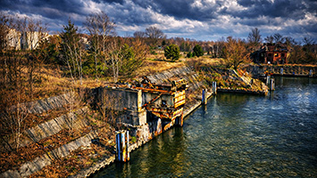 Opuszczony port rzeczny w Kędzierzynie-Koźlu – historia